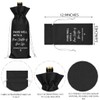 YUANHAO Black Retirement Wine Bag Leaving Farewell Goodbye Gifts for