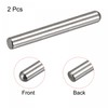 sourcing map 12x100mm Dowel Pins, 2pcs 304 Stainless Steel Round