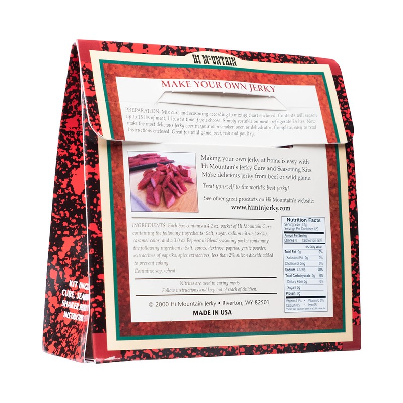 Hi Mountain Jerky Seasoning and Cure Kit | PEPPERONI BLEND