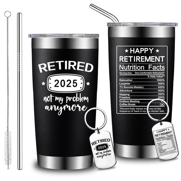 GITITUMB Retirement Gifts for Men - Retired 2025 Not My