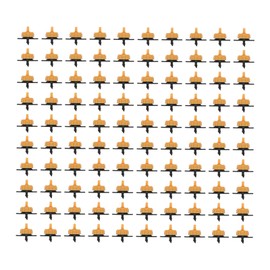 100Pcs 2L Compensating Drip Emitter Detachable Garden Irrigation Dripper for 4/7 Hose