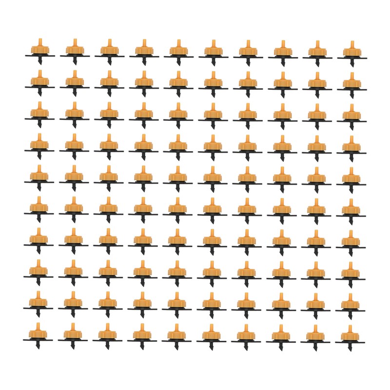 100Pcs 2L Compensating Drip Emitter Detachable Garden Irrigation Dripper for