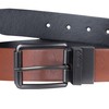 Hurley Men's Reversible Leather Belts, Cognac, Small