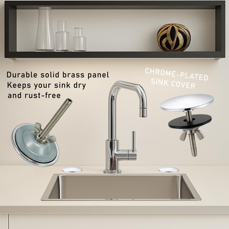 Kitchen Sink Hole Cover, Faucet Hole Cover for Sink Sprayer