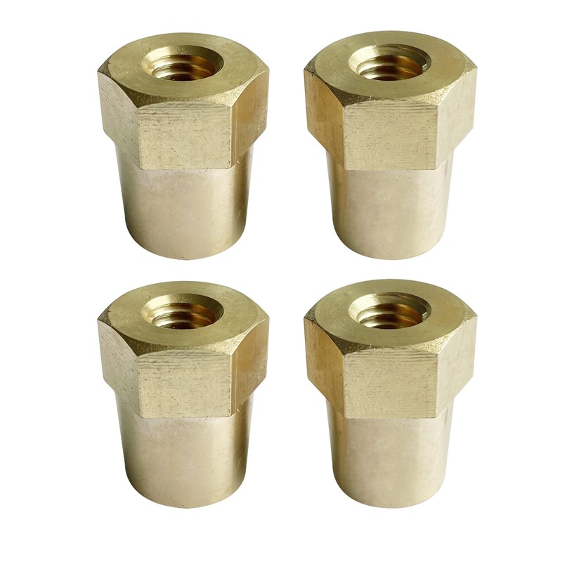 Ampper 3/8"-16 Thread Female Brass Battery Terminal Post Adapter Battery