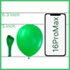 PartyWoo Green Balloons 50pcs 5 Inch Green Latex Helium Balloons