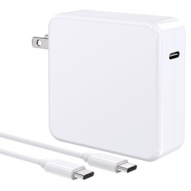 AYKLCZUU Mac Book Pro Charger 61W USB C Charger Power Adapter Compatible with MacBook Pro 13 Inch/12 Inch,2021, 2020, 2019, 2018, 2017, 2016 for Mac Book, MacBook Air 13/12 Inch, Type C Power Supply