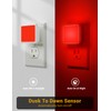 JandCase Red Night Light, Red NightLight[2 Pack],0.3W LED Night Light