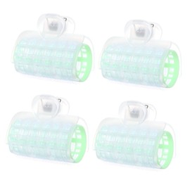 Minkissy 4pcs Hair Curlers Natural Curling Rollers for Easy Styling Breathable Design for Fast Setting No Heat Chemicals Hair Accessory