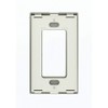 Leviton 1-Gang Decora Plus Screwless Wall Plate, 80301-SGY, Gray