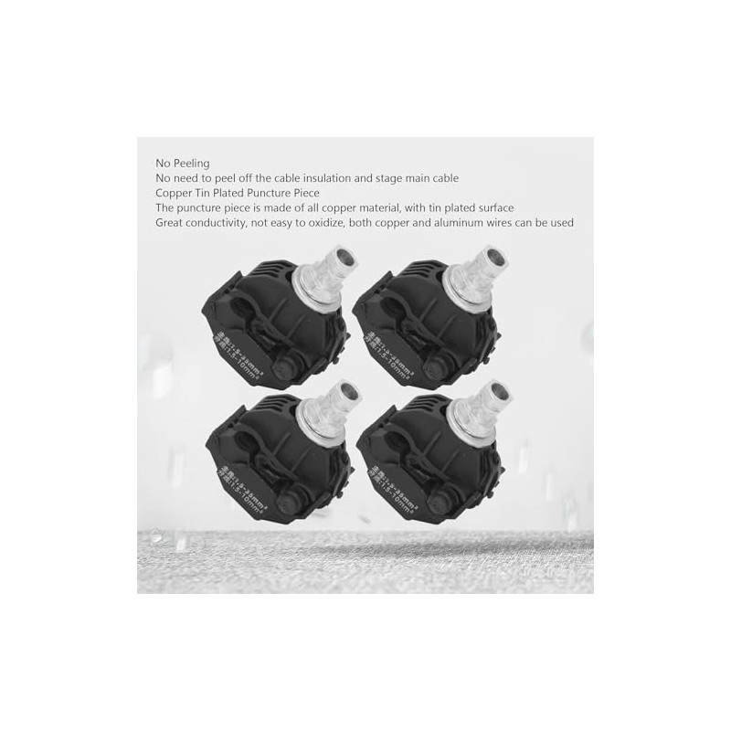 5 Pcs Ground Insulation Piercing Connector, 1KV No Peeling Piercing