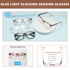 HAPJOYS Blue Light Blocking Reading Glasses for Women Stylish Lightweight
