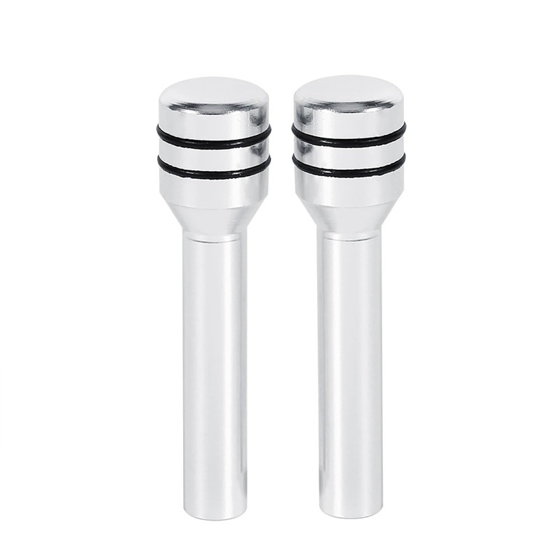 2 PCS Car Door Lock Knobs, Aluminum Pin Handle Kit,