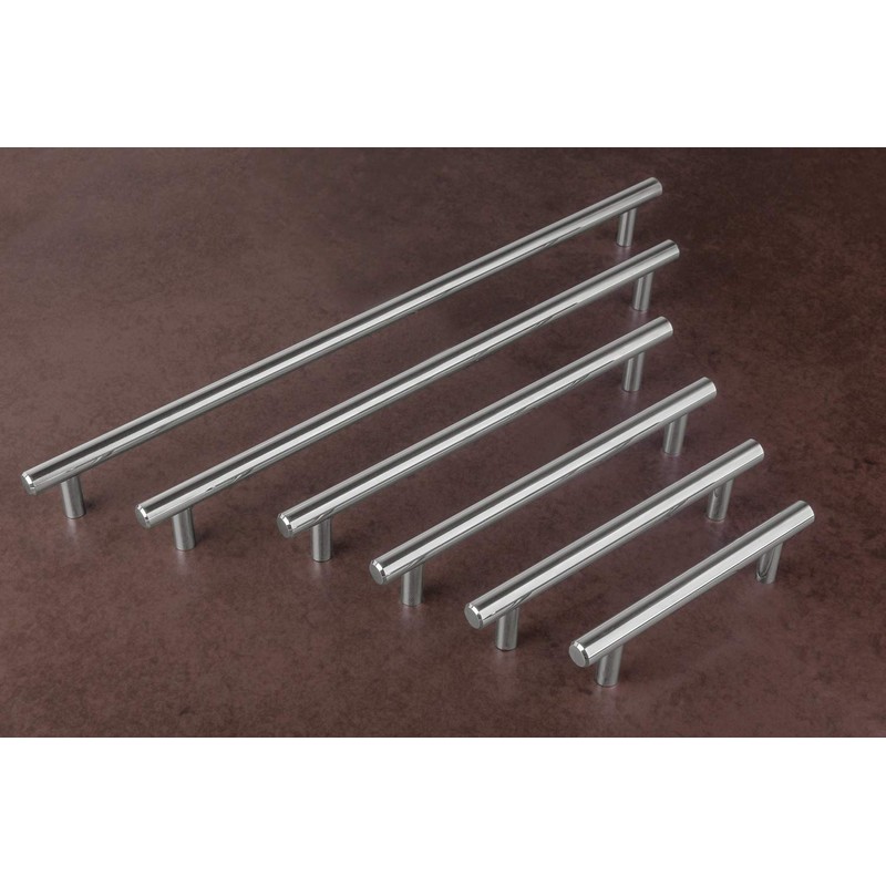 GedoTec Linea Furniture Handle Chrome Kitchen Handle for Drawers Cabinet