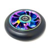 Team Dogz Pair Stunt Scooter Wheels 100mm Rainbow Neo Chrome