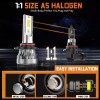 AUIMSOCO 4x 9005 9006 LED Combo Headlight Kit Bulbs 6000K