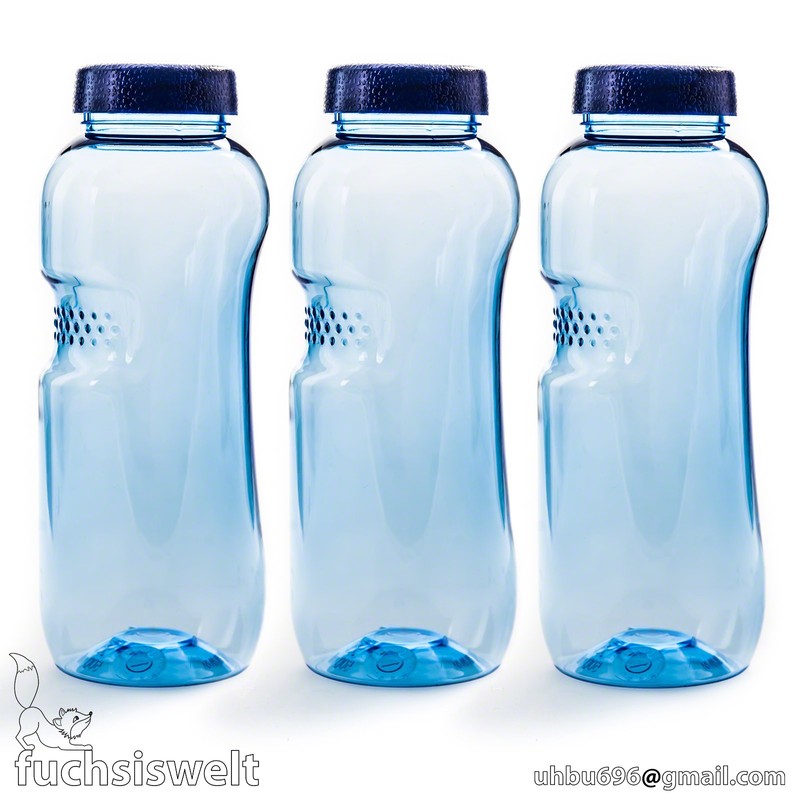 3 x Drinking Bottle 0.5 Litre Bpa-Free Bottle Tritan 3