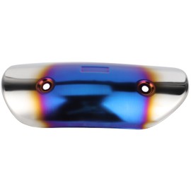 Exhaust Middle Pipe Heat Shield Guards Cover Universal Modification for MotorcycleChrome