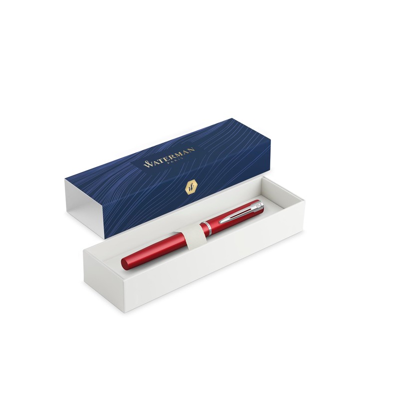 Waterman Allure Fountain Pen | Red Lacquer with Chrome Trim