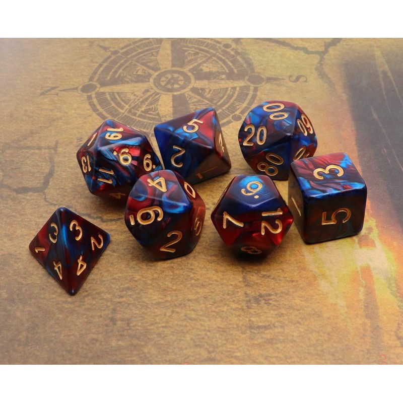 DND Dice Polyhedral Dice Set for Dungeon and Dragons MTG