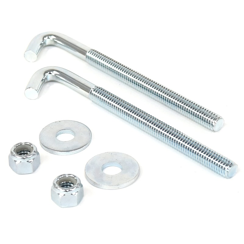 Fuel Tank Strap J-Bolt Set 5.5" For 1960-1970 Ford Galaxie