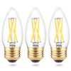 Dimmable B11 E26 LED Candelabra Light Bulbs 40W Equivalent, 4W