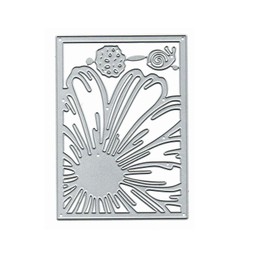 Merry Christmas Spring Sunflower Flower Frame Greeting Card Metal Die Cuts,Sunflower Flower Leaf Cutting Dies Cut Stencils DIY Scrapbooking Decorative Embossing Paper Scrapbooking Card Making
