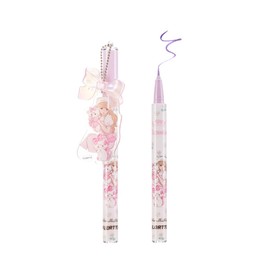 Floret FLORTTE MIKKO Collaboration Liquid Eyeliner, 0.5 ml, 1 Piece, Genuine Product, Waterproof, Highly Colored, Highly Tight, Hypoallergenic, Ultra Fine Point, Popular, 5#