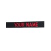 Black Name Tape, Sew on, Custom Uniform Military Name Tape