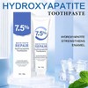7.5% Hydroxyapatite Toothpaste, Fluoride-Free Hydroxyapatite Toothpaste Whitening 7.5, 7.5% Nano