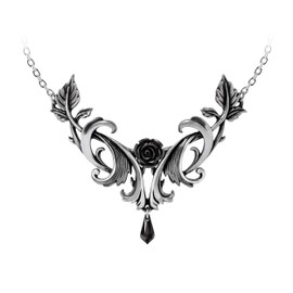 Alchemy Gothic Baroque Rose Necklace