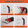 Grout Removal Tool Set, Heavy Duty Grout Saw with Replaceable