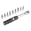 10pcs/set 2-14NM 1/4in Adjustable Torque Wrench High Precision Window Display