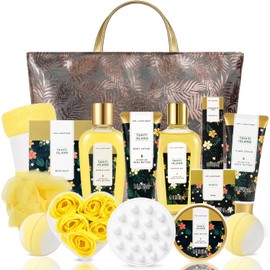 spa luxetique Spa Luxetique Tahiti - 15 piezas de regalos para mujer - Cestas de regalo de spa para mujer