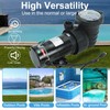 1.0 HP In/Above Ground Swimming Pool Pump, 110V 5220GPH Single