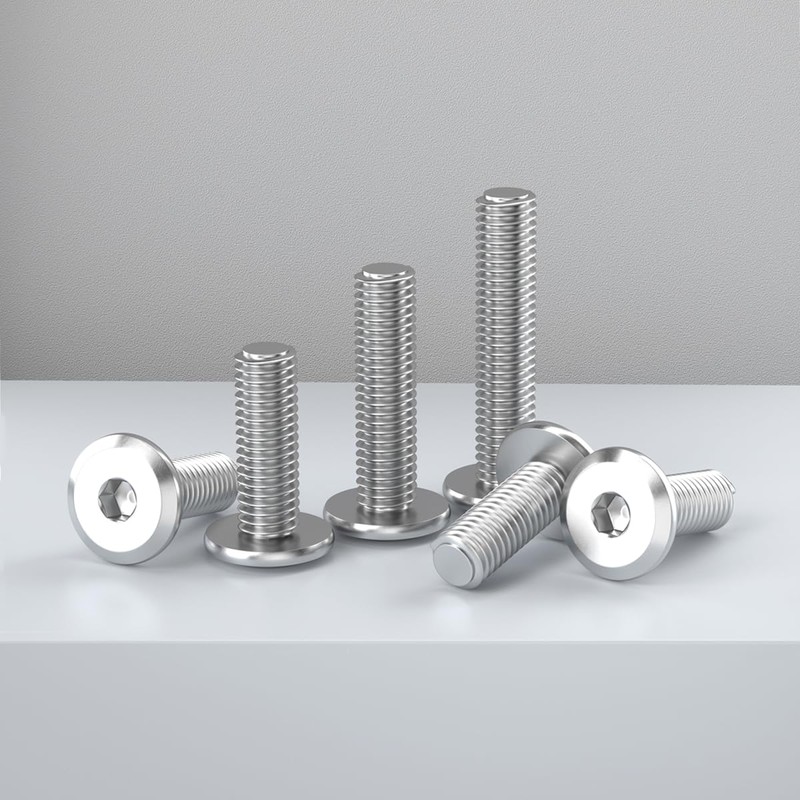 Drenky Screws M5 x 50 mm Flat Head Allen Screws