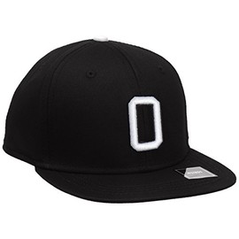 MSTRDS Boy's Letter Snapback O Kids Cap, Black-Schwarz (O 1179,4630), One Size