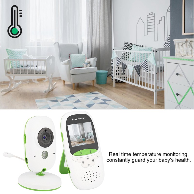 Wireless 2 inch LCD Screen Baby Monitor Camera Audio Video