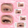 FANXITON DIY Lash Extension Kit 40D+50D D Curl Individual Lashes