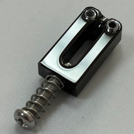 OVSAL Guitar Bridge Saddles Black 10.5mm Zinc Alloy Electric Guitar Saddles Guitar Tremolo Bridge Saddles for Fender Strat Stratocaster Tele Telecaster 6 String Electric Guitar Saddles