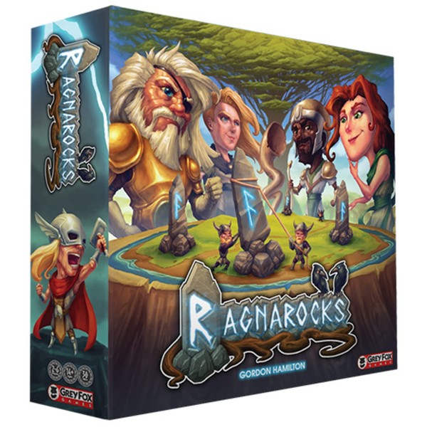 Grey Fox Games Ragnarocks - Take on The Role of a Viking, 2-6 Player Area Control Game, Ages 10+