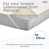 Setex Molton Mattress Protector, natural, 80 x 200 cm