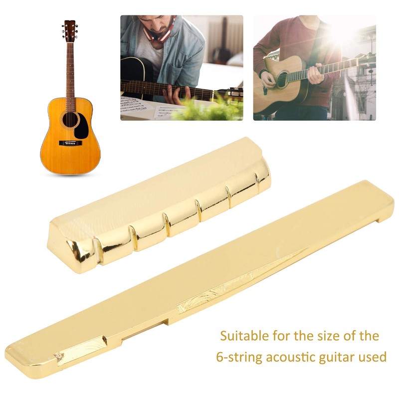 6 String Guitar Bridge Saddle & Nut, Guitar Nut and