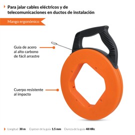 TRUPER GUIA-30 98 ft Steel Fish Tape