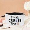 MoCaliduccious Cruise Vacation Cosmetic Make Up Bag Funny Summer Beach