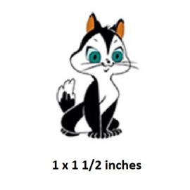 Pussyfoot Cleo Kitten Wall Decal Vinyl Sticker Peel & Stick Art Looney Tunes Cat