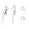Yuiturt UPVC Window Handles, 2 Pcs White Cockspur Window Handle