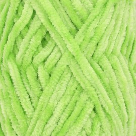 3 Pack Velvet Chenille Yarn for Crocheting,Lime Green Fluffy Velvet Plush Yarn Thick Soft Chunky Chenille Yarn Baby Blanket Yarn for Crocheting Knitting Beginners（Lime Green）