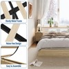 IDEALHOUSE Platform Bed Frame Full Size,Wooden Slat Support,No Box Spring