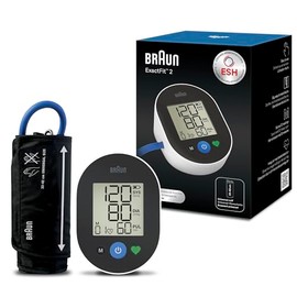 Braun ExactFit™ 2 Oberarm-Blutdruckmessgerät | Klinisch nachgewiesene Präzision | Farbcodierte Anzeige | Universalmanschette | Für den nicht-kommerziellen Gebrauch |BUA4050